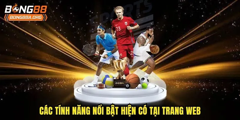 Các tính năng nổi bật hiện có tại trang web